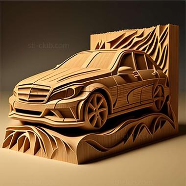 3D модель Mercedes Benz W204 (STL)